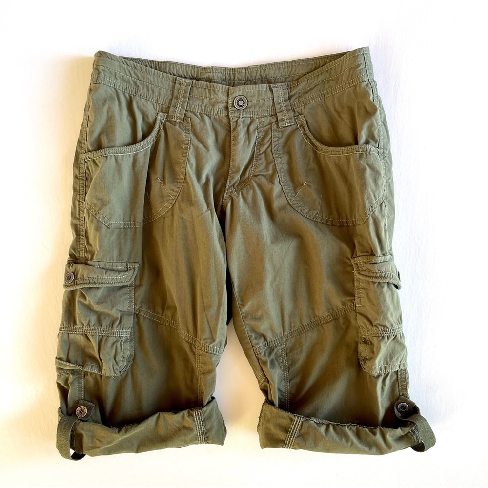 Kuhl Olive Cargo Bermuda Shorts - Military Green - Picture 3 of 12